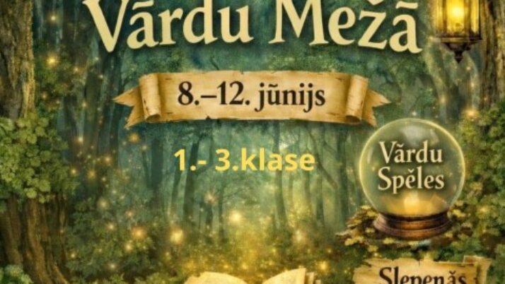 Vasaras nometne “Mistērijas vārdu mežā”