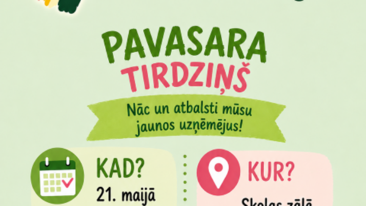 4.–6. klašu skolēnu “Pavasara tirdziņš”